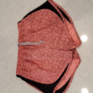 Nike dri-fit pink and black active shorts